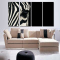 B&W Zebra Group Painting Decoration